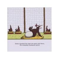 funny birthday card ostrich