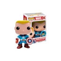 funko metallic unmasked captain america pop vinyl