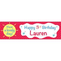 Fun in the Sun Personalised Party Banner