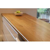 full stave select oak worktop 38mm by 950mm by 3000mm