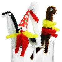 fuzzy cocktail characters bag of 10