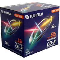 Fujifilm P10DCRCA06A 80min 700MB CD-R (10 x Jewel Case)