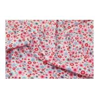 Fun Floral Cotton Poplin Dress Fabric