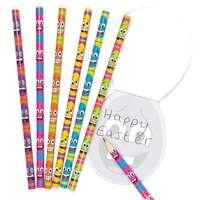 funky face egg pencils pack of 48