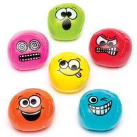 Funky Faces Soft Balls (Pack of 6)