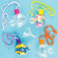 Funky Fish Sand Art Necklaces (Pack of 5)