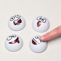 Funny Face Snowball Pull Back Racers (Pack of 32)