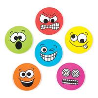 Funny Faces Erasers (Pack of 36)