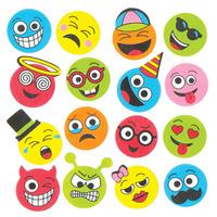 Funny Face Foam Stickers (Pack of 120)