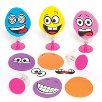 funky face egg jump up kits pack of 30