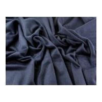 Fur Pile Heavy Wool & Mohair Coating Fabric Navy Blue