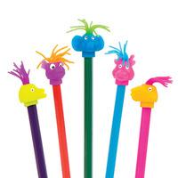 Funky Animal Pencil Toppers (Pack of 10)