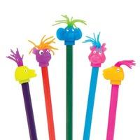 Funky Animal Pencil Toppers (Pack of 40)