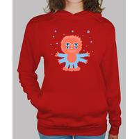 Funny Fluffy Alien Hoodie