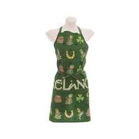 funky ireland leprechaun cotton apron