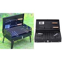 Full Portable Briefcase BBQ Grill Kit