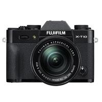 FujiFilm Finepix X-T10 Digital Mirrorless Camera with 16-50mm f/3.5-5.6 OIS II Lenses - Black