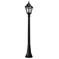 Fumagalli Noemi Traditional Black Garden Lantern On Gigi Lamp Post