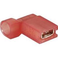 Fully Insulated Female Flag Receptacle, Red, 0.75 - 1.5mm², Vogt Verbindungstechnik 392308S