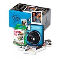 Fujifilm Instax Mini 70 Instant Camera with 10 Shots - Blue