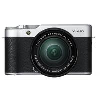 fujifilm x a10 compact system camera with xc16 50 mm kit silver