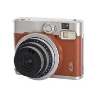 Fuji Instax Mini 90 Instant Camera - Brown inc 10 Shots