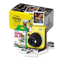 Fuji Instax Mini 70 Instant Camera Yellow inc 10 Shots