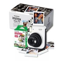 Fuji Instax Mini 70 Instant Camera White inc 10 Shots