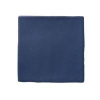 fusion blue satin ceramic wall tile pack of 25 l140mm w140mm