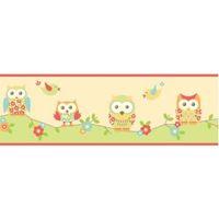 Fun4Walls Owl Multicolour Border