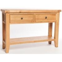 Furniture Link Aylesbury Oak Hall Table