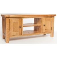 Furniture Link Aylesbury Oak TV Unit 2 Door Centre Shelf