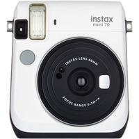 Fuji Instax Mini 70 Instant Camera with 10 shots - White