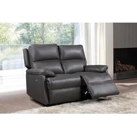 furniture link bailey grey 2 seater recliner electric sofa