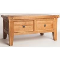 Furniture Link Aylesbury Oak Coffee Table - 2 Drawer