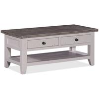 Furniture Link Wellington Cotton White Reclaimed Pine Coffee Table