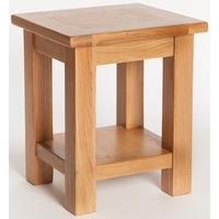 Furniture Link York Oak Lamp Table