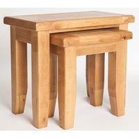 Furniture Link Aylesbury Oak Nest Table