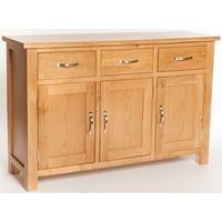 furniture link york oak sideboard large