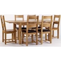 furniture link york oak dining set extending