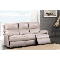 furniture link bailey taupe 3 seater recliner sofa