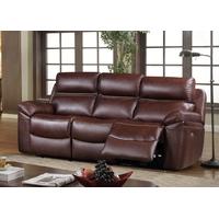 Furniture Link Fairmont 3 Seater Electric Recliner Armchair - Brown