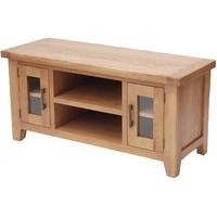 furniture link hampshire oak tv unit large