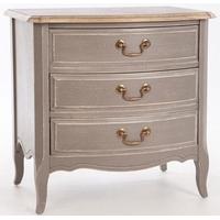 furniture link chateau painted chest of drawer 3 drawer