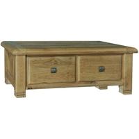 Furniture Link Danube Oak Coffee Table with Drawers