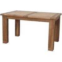 furniture link danube oak dining table 140cm extending