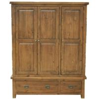 Furniture Link Ashley Pine Wardrobe - 3 Door