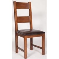 Furniture Link Ashley Pine Ladder Back Dining Chair (Pair)