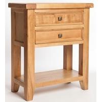 furniture link aylesbury oak console table small