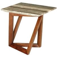 Furniture Link Veneto Marble End Table